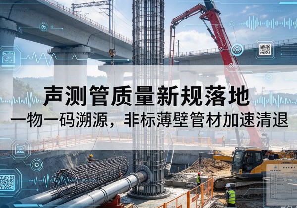 丹凤声测管质量新规落地，一物一码溯源，非标薄壁管材加速清退
