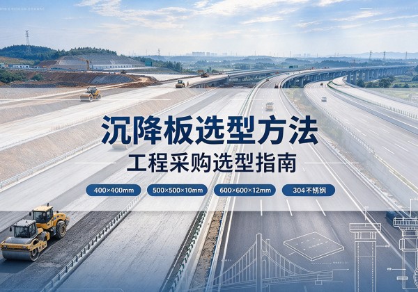 丹凤沉降板选择方法